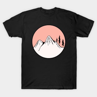 Mountains Sketch V18 T-Shirt